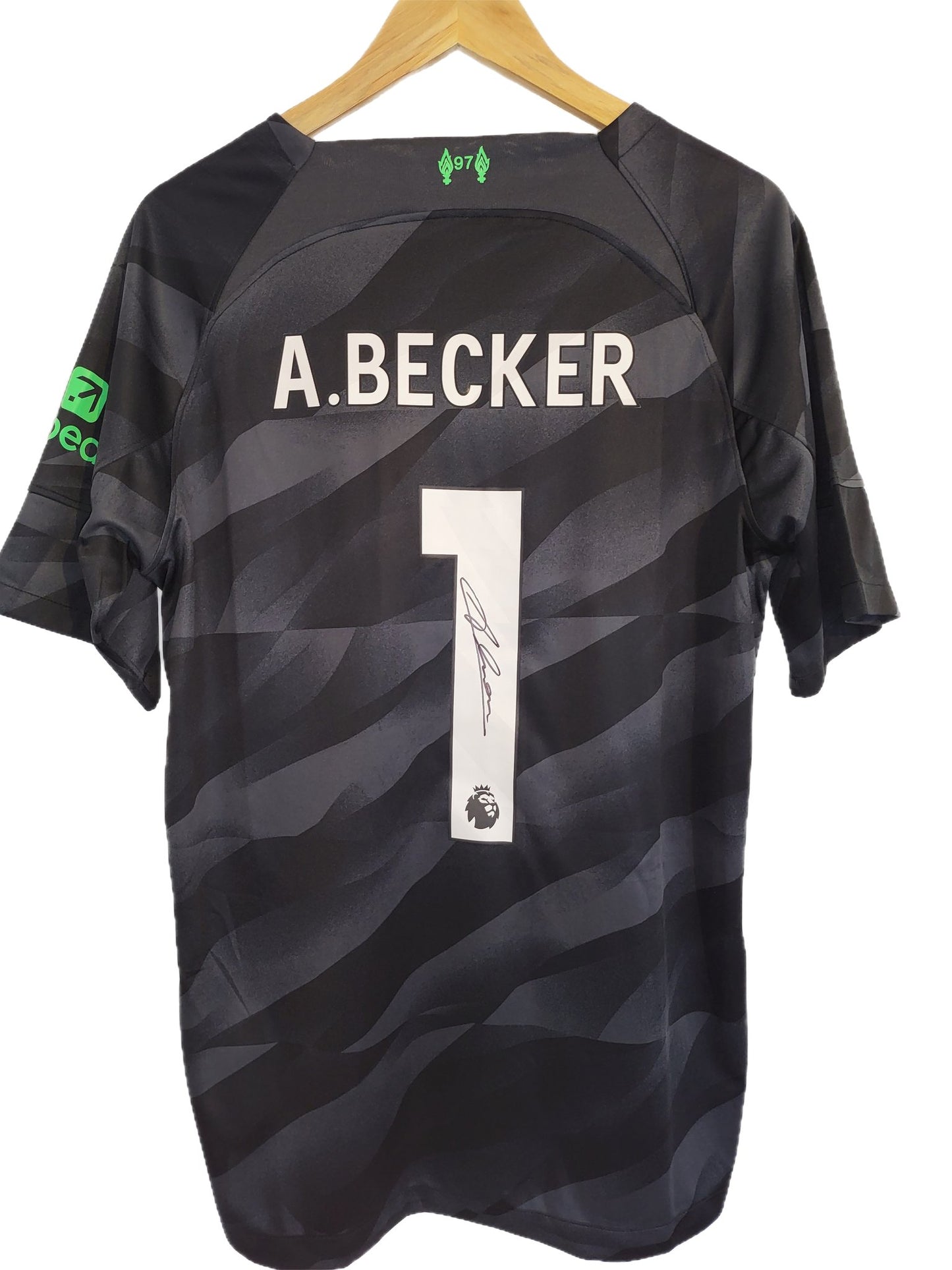 Alisson Becker Hand Signed Liverpool Home 2023/24 Framed Shirt with COA