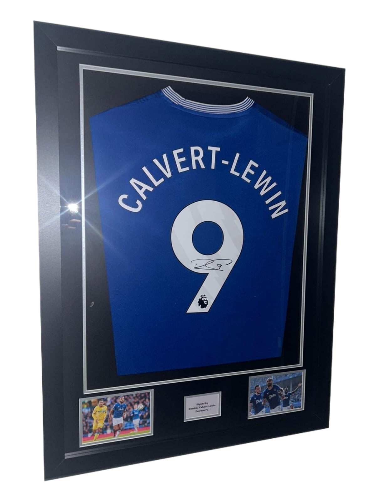 Dominic Calvert-Lewin Hand Signed Everton Home 2024/25 Framed Shirt