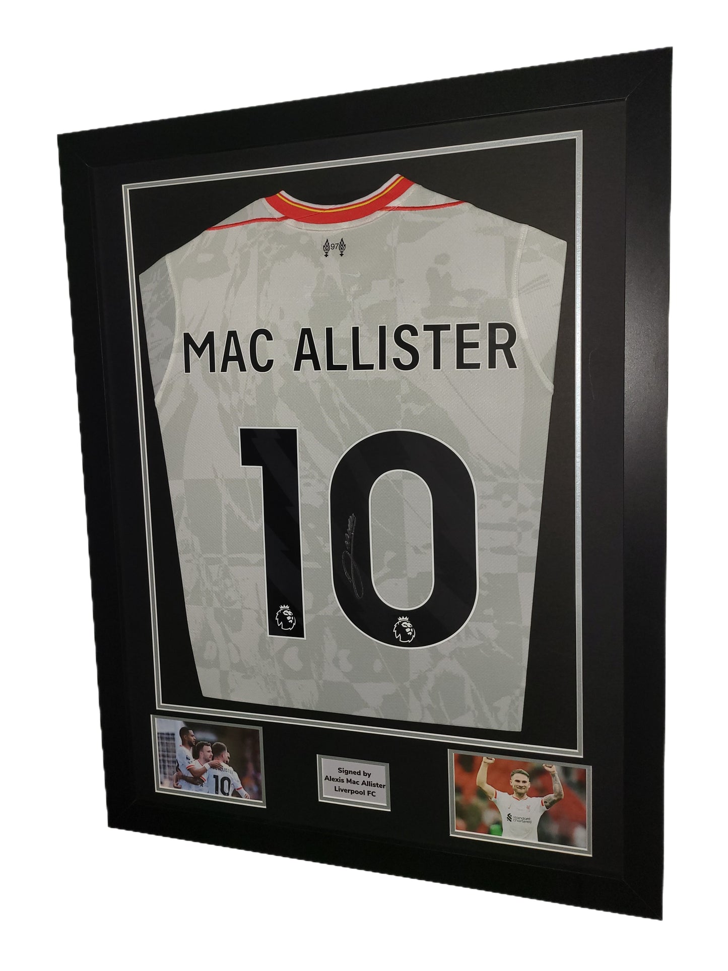Alexis Mac Allister Hand Signed Liverpool FC 3rd 2024/25 Framed Shirt with COA
