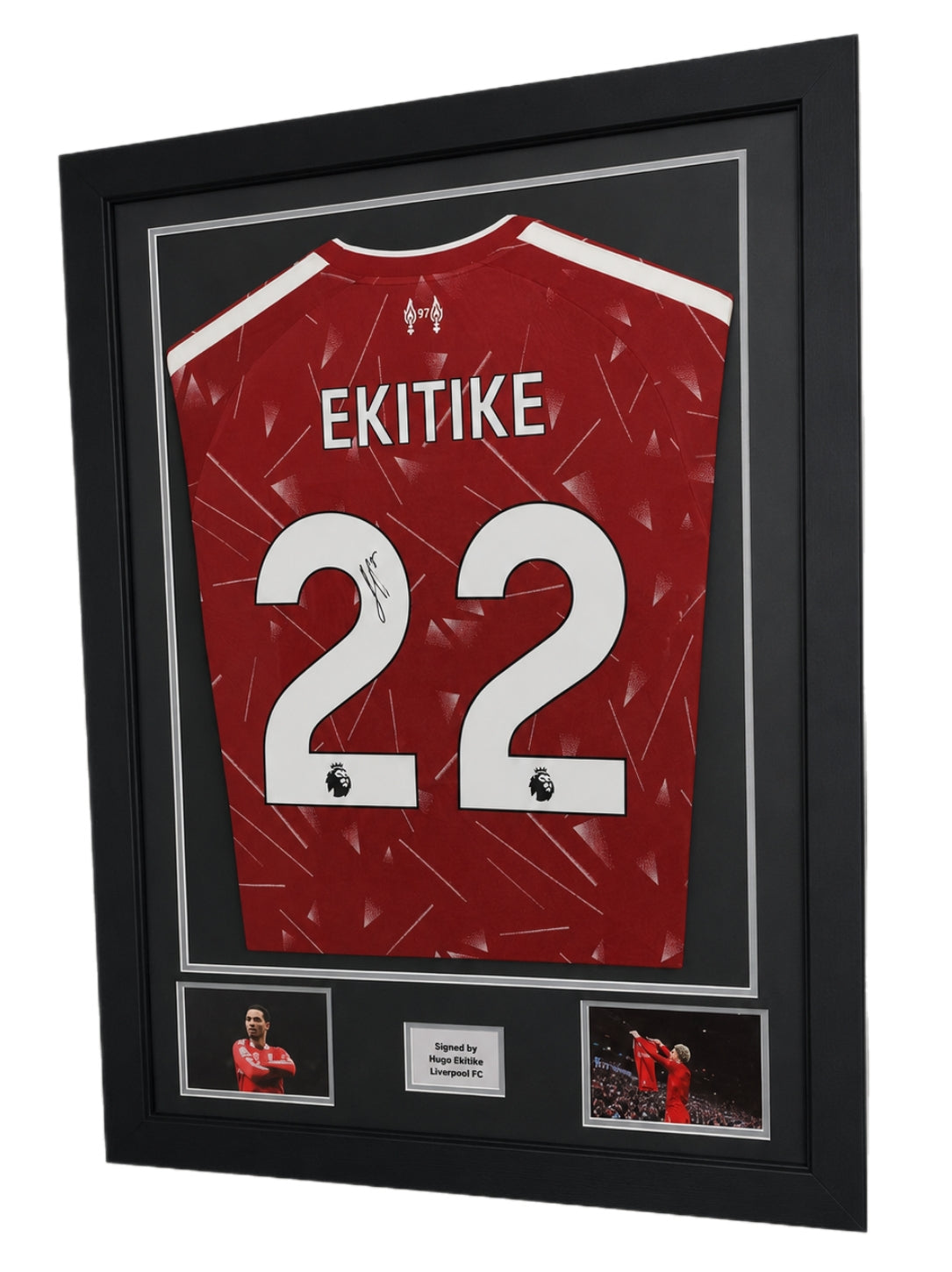 Hugo Ekitike Hand Signed Liverpool FC Home 2026/27 Framed Shirt with COA