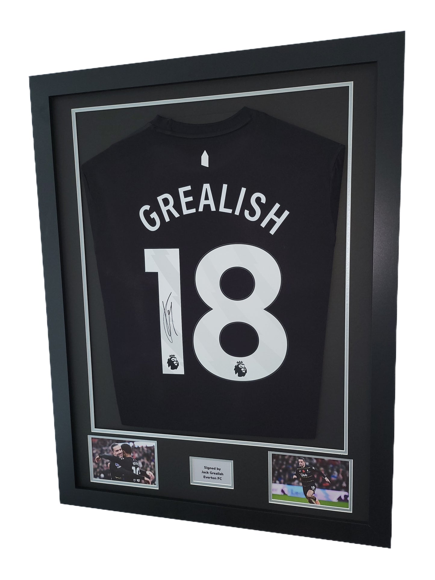 Jack Grealish Hand Signed Everton 3rd 2025/26 Framed Shirt