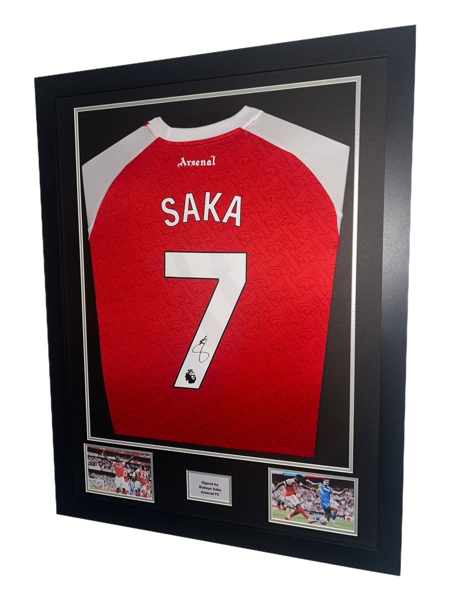 Bukayo Saka Hand Signed Arsenal FC Home 2025/26 Framed Shirt with COA