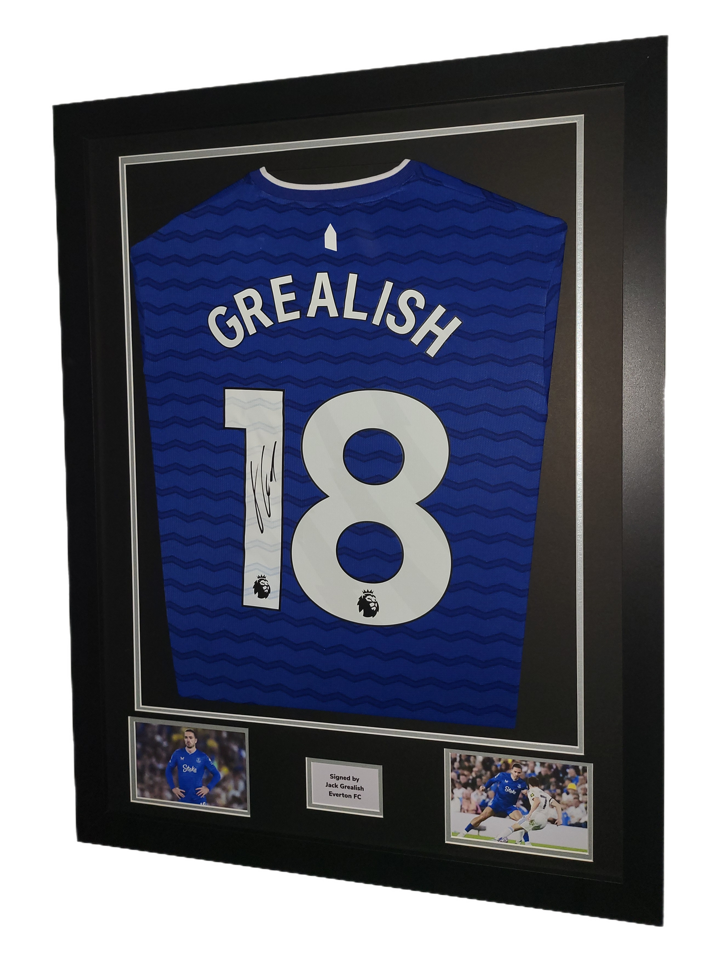 Jack Grealish Hand Signed Everton Home 2025/26 Framed Shirt