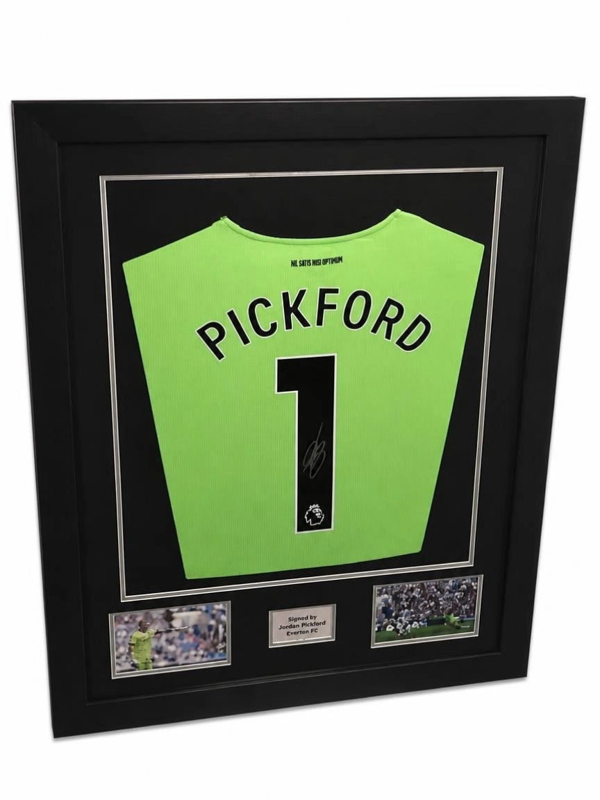 Jordan Pickford Hand Signed Everton Home 2026/27 Framed Shirt with COA
