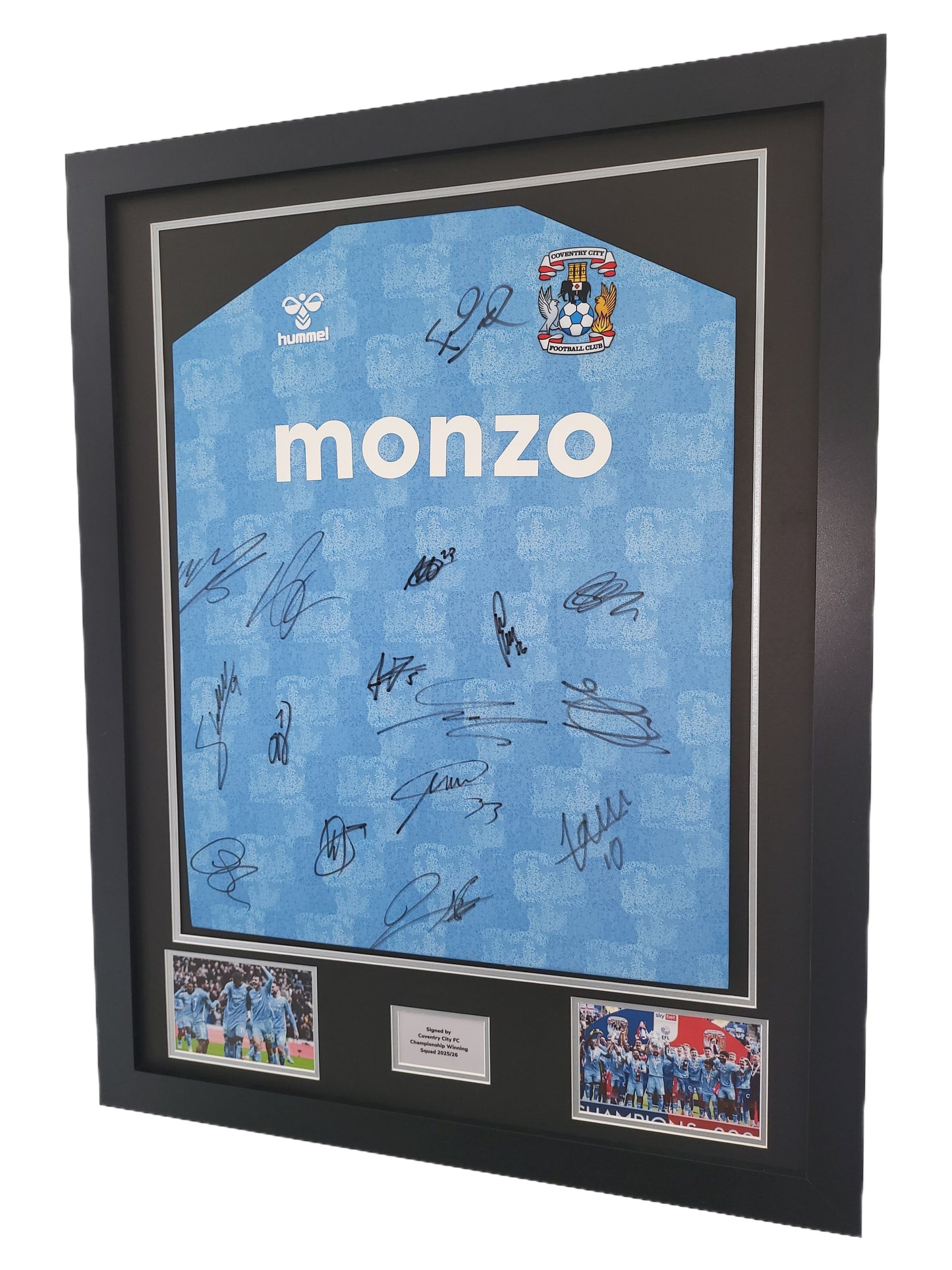 Squad Front Signed Coventry City Home 2025/26 Framed Shirt with COA