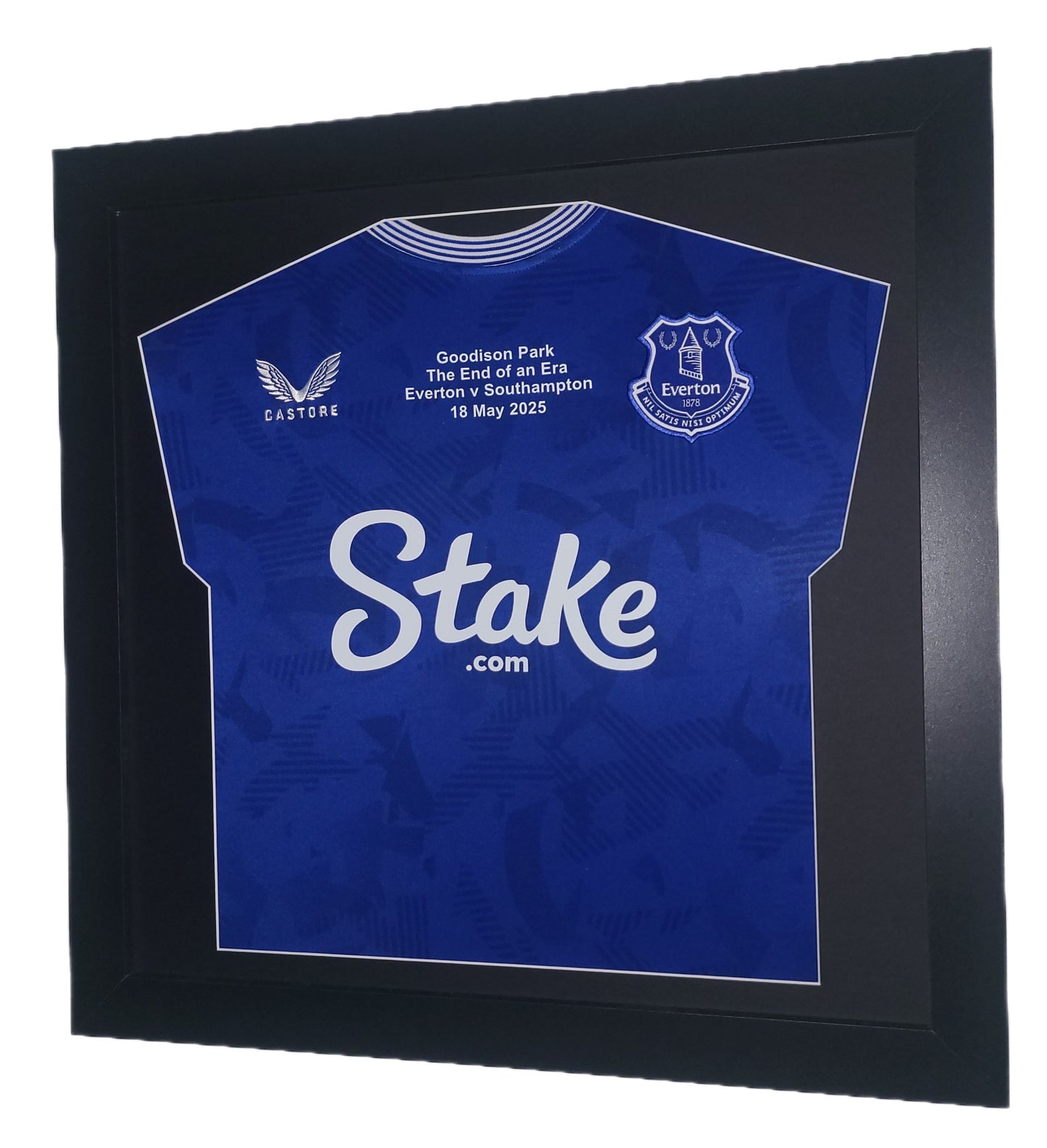 Goodison Park End of an Era Small Framed Shirt
