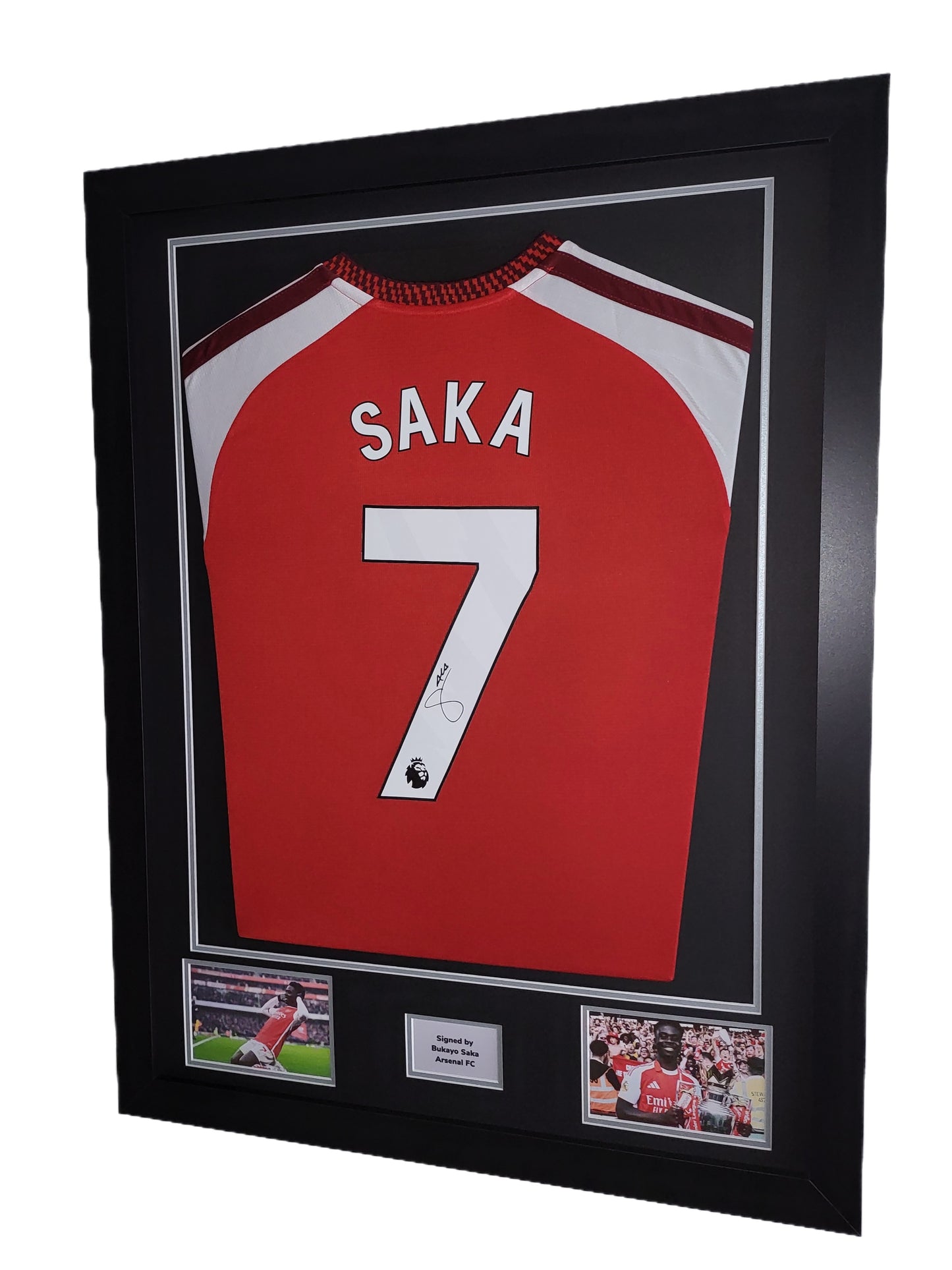 Bukayo Saka Hand Signed Arsenal FC Home 2026/27 Framed Shirt with COA