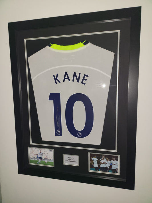 Harry Kane Hand Signed Tottenham Hotspur Home 2022/23 Framed Shirt with COA