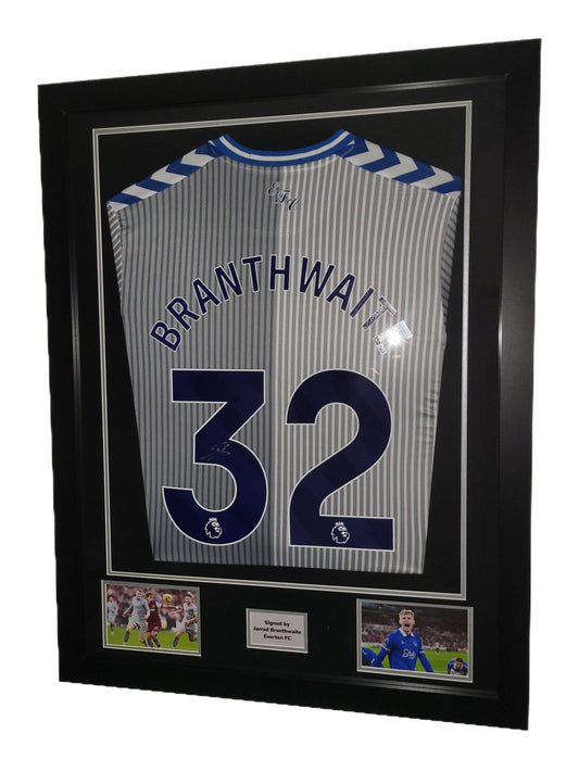 Jarrod Branthwaite Hand Signed Everton 3rd 2023/24 Framed Shirt with COA