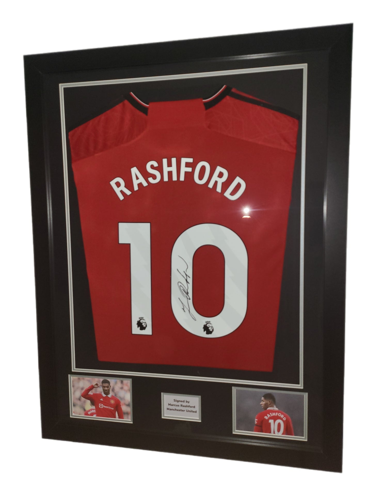 Marcus Rashford Signed Manchester United Home 2023/24 Framed Shirt with COA