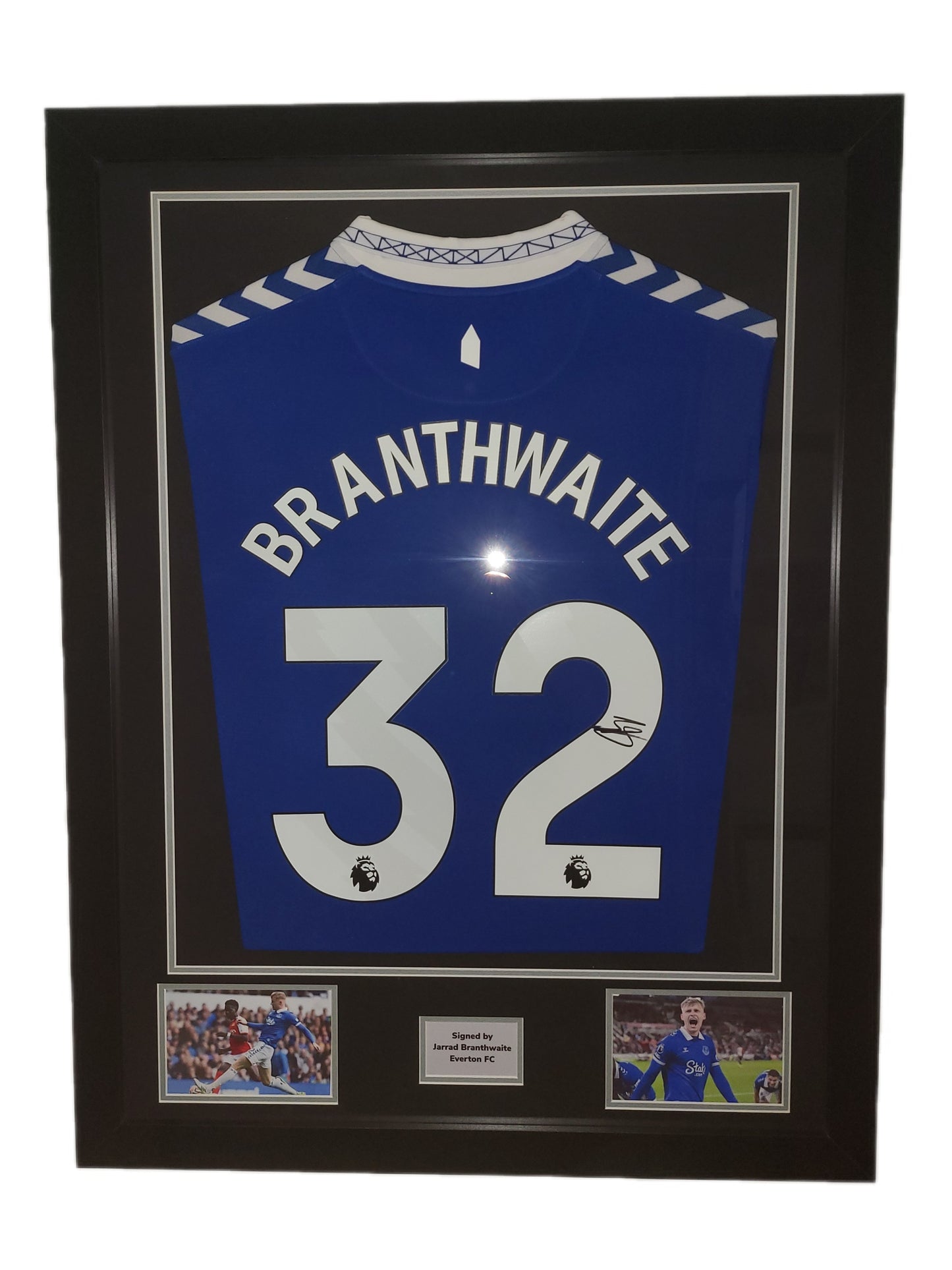 Jarrod Branthwaite Hand Signed Everton Home 2023/24 Framed Shirt with COA