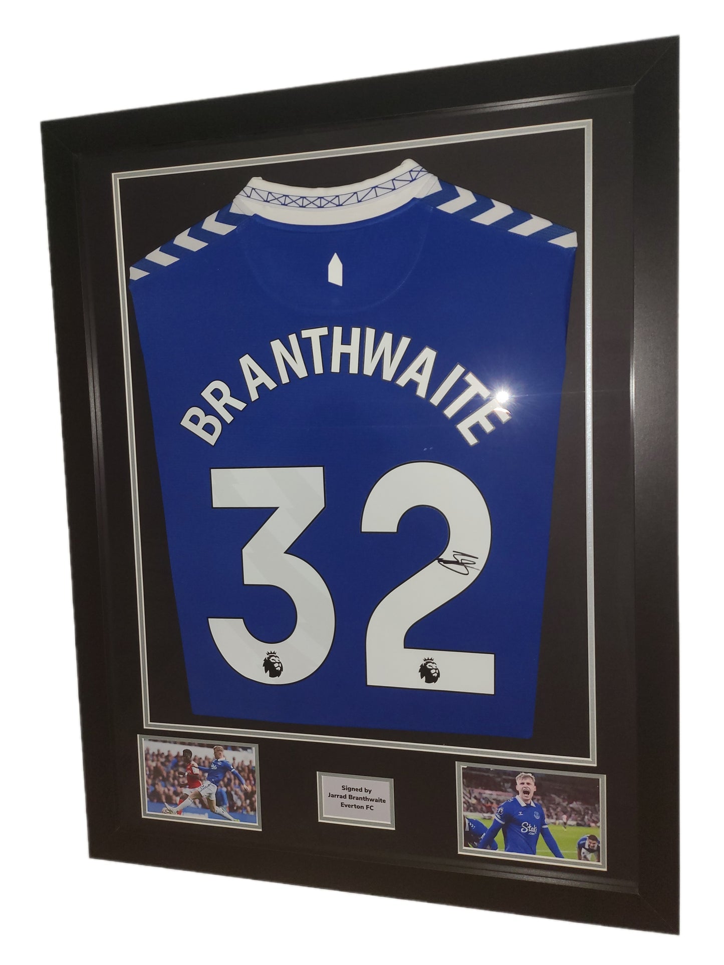 Jarrod Branthwaite Hand Signed Everton Home 2023/24 Framed Shirt with COA