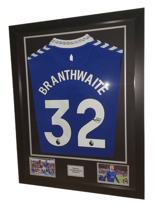 Jarrod Branthwaite Hand Signed Everton Home 2023/24 Framed Shirt with COA