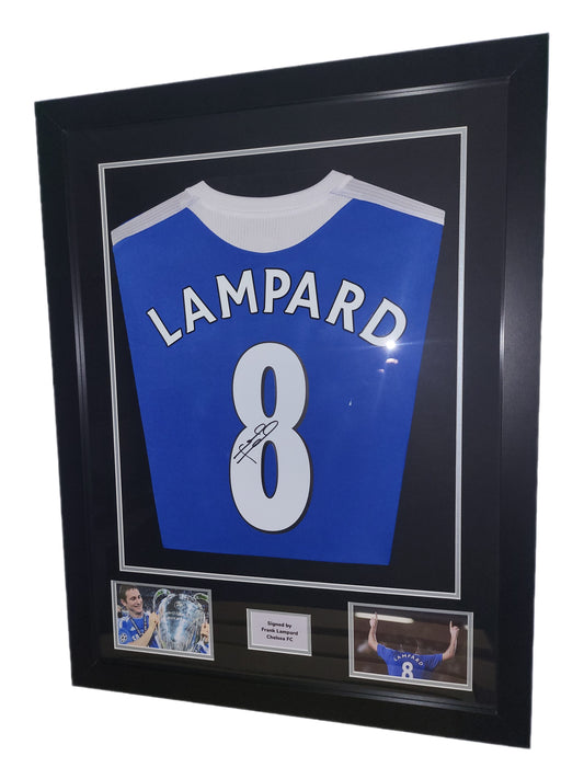 Frank Lampard signed Chelsea 2012 Premier League Framed Shirt with COA