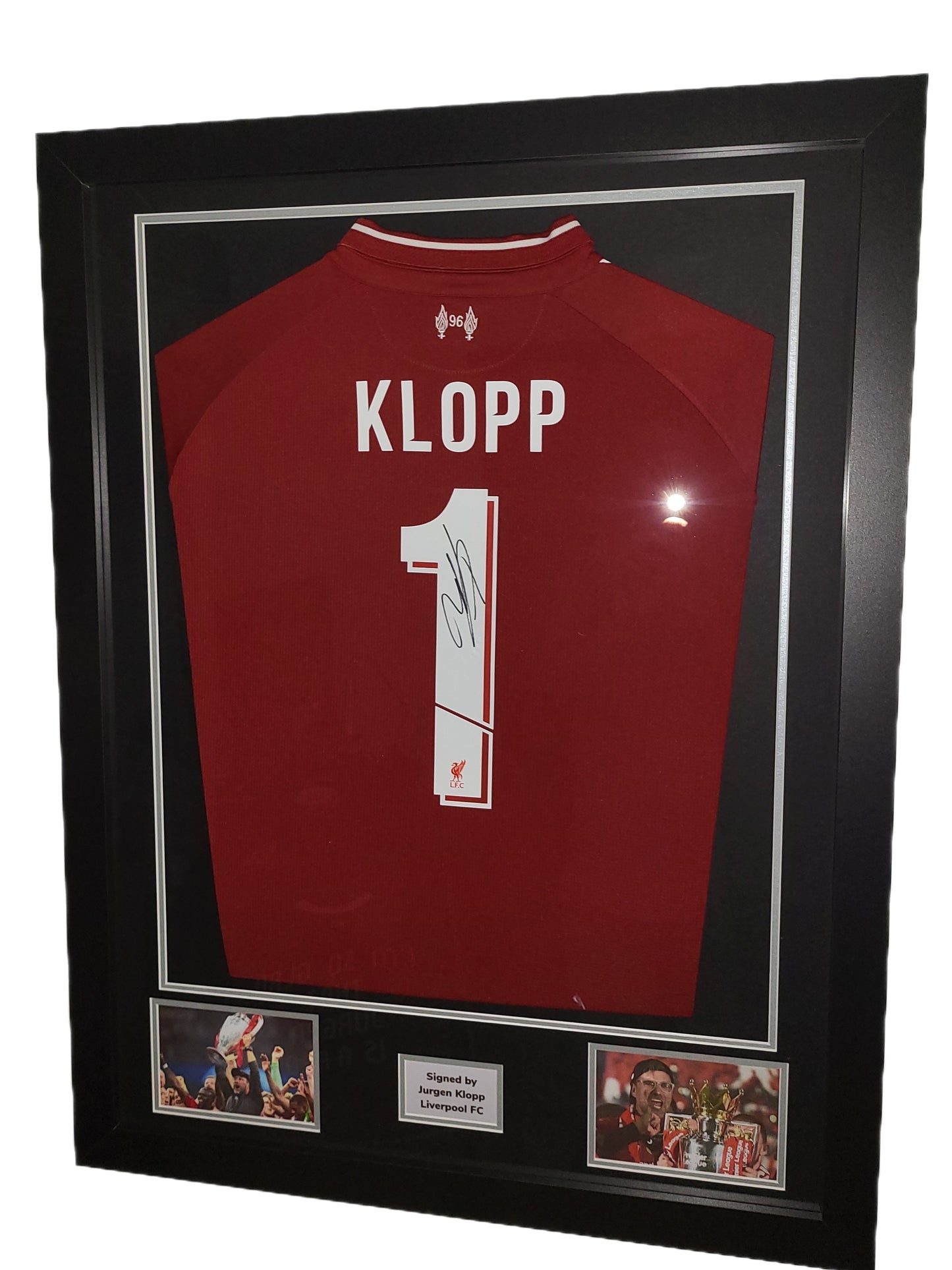 Jurgen Klopp Hand Signed Liverpool 2018/19 Champions League Framed Shirt with COA