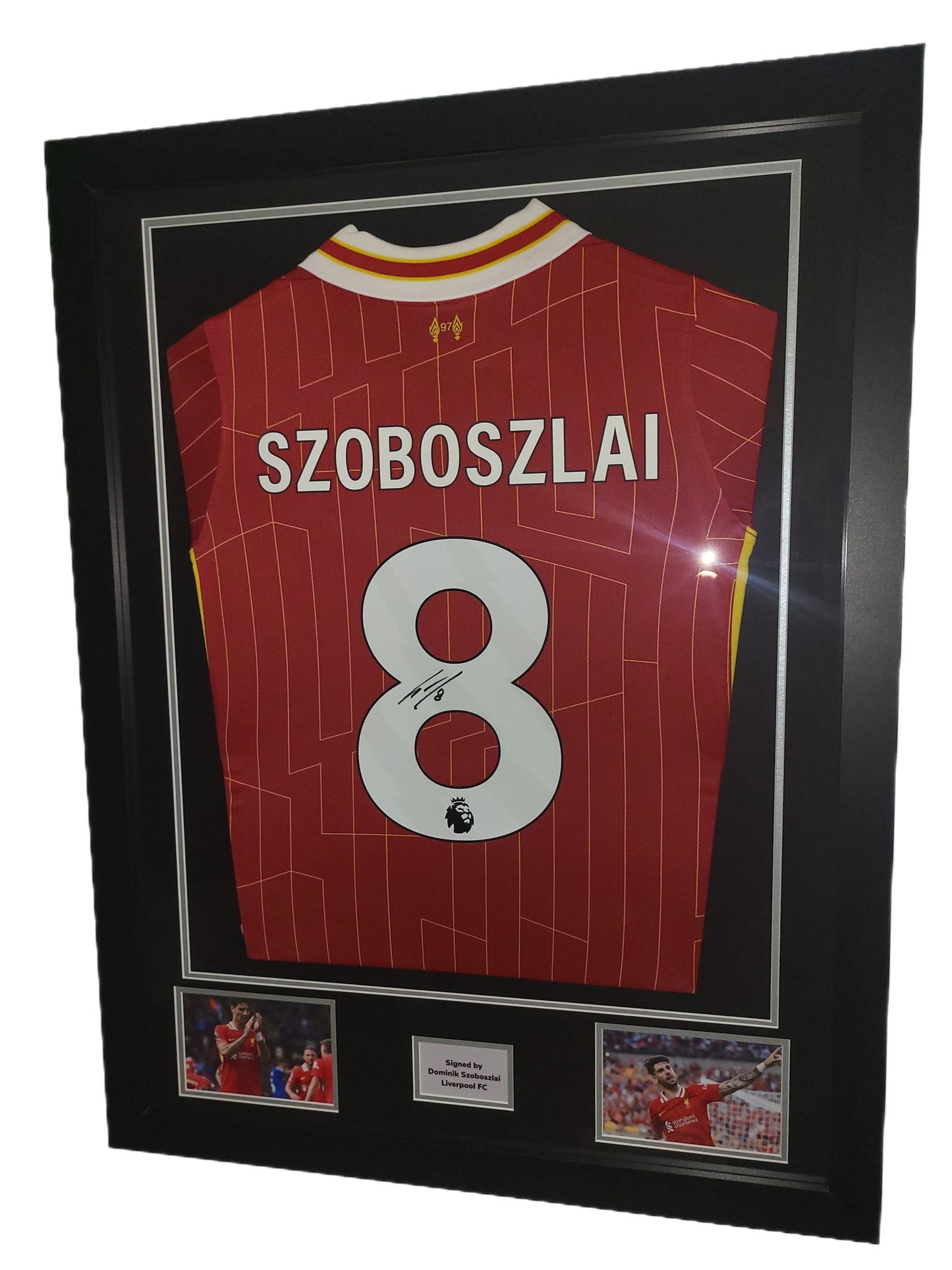 Dominik Szoboszlai Liverpool 24/25 Home Framed Shirt with COA