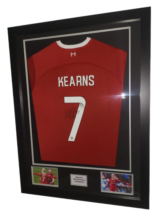 Missy Bo Kearns Hand Signed Liverpool FC Home 2023/2024 Framed Shirt with COA