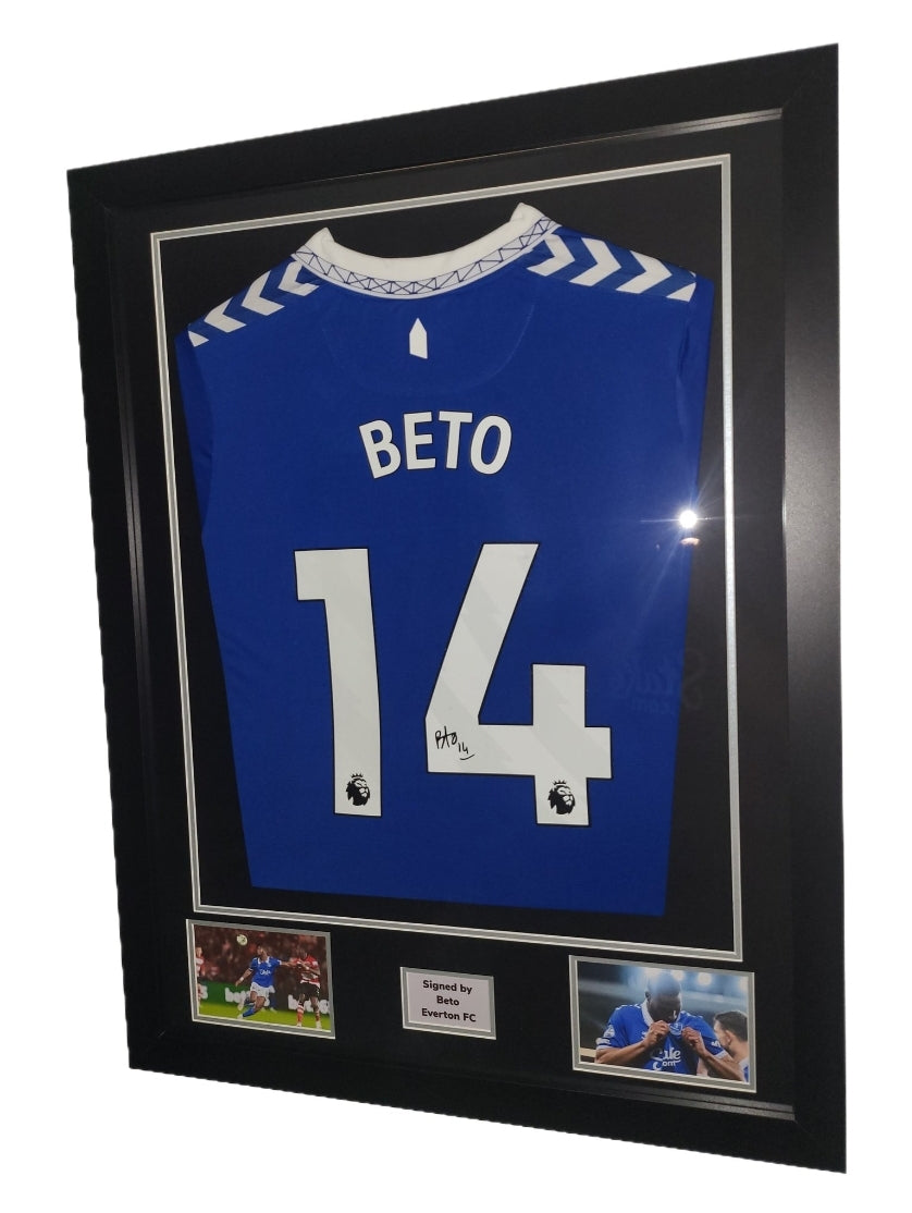 Beto Everton 2023/24 Framed Shirt