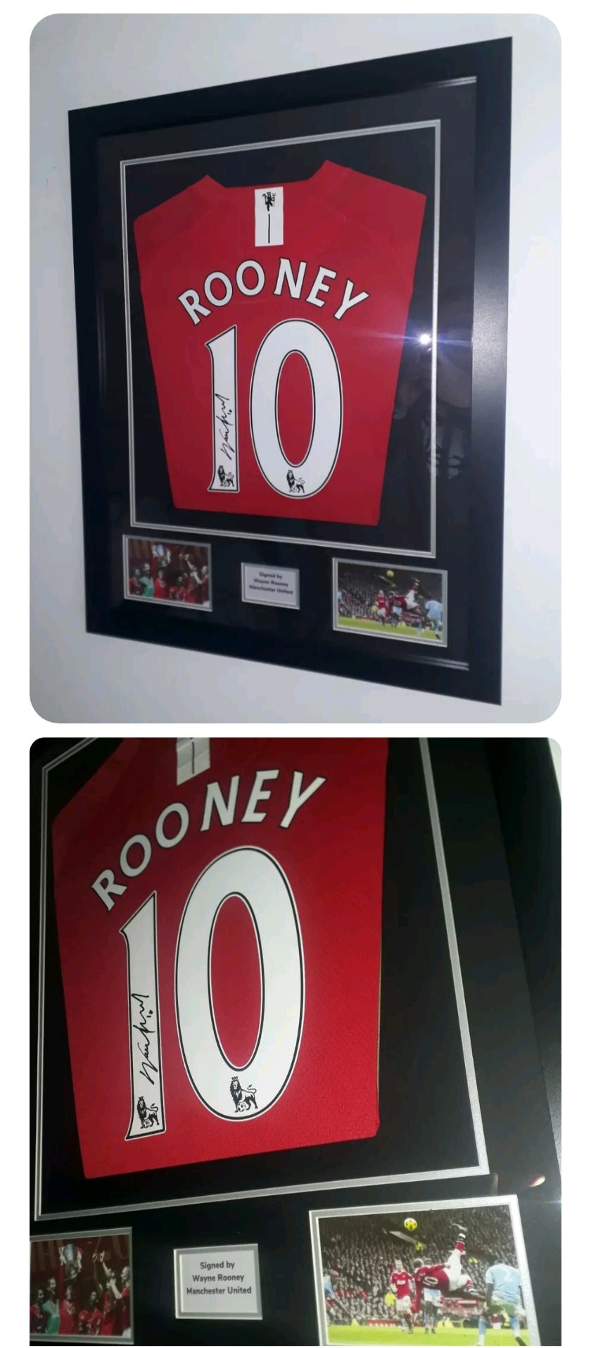 Wayne Rooney Signed Manchester United Framed Shirt with COA