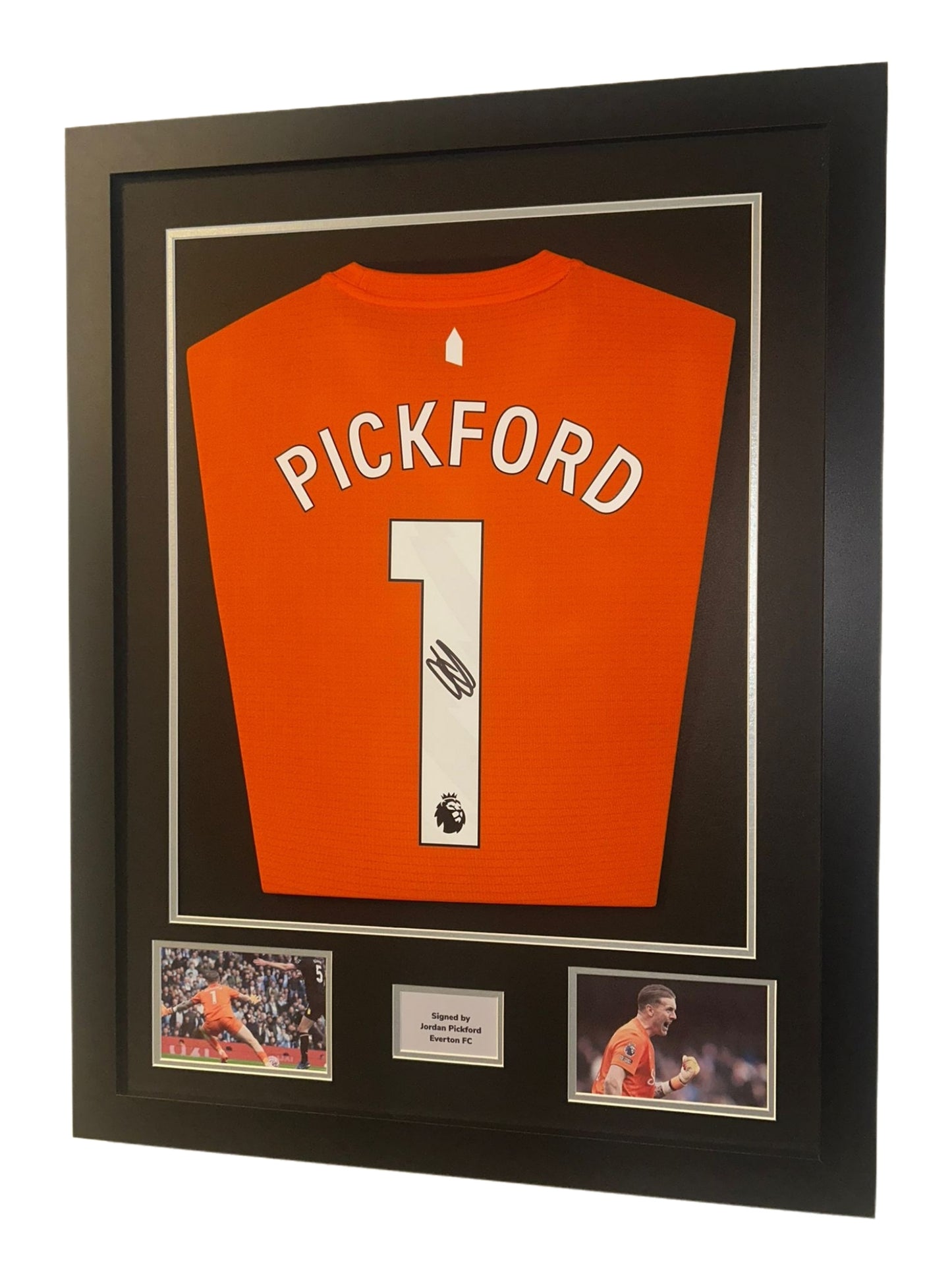 Jordan Pickford Hand Signed Everton 3rd 2025/26 Framed Shirt with COA