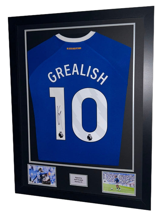 Jack Grealish Hand Signed Everton Home 2026/27 Framed Shirt