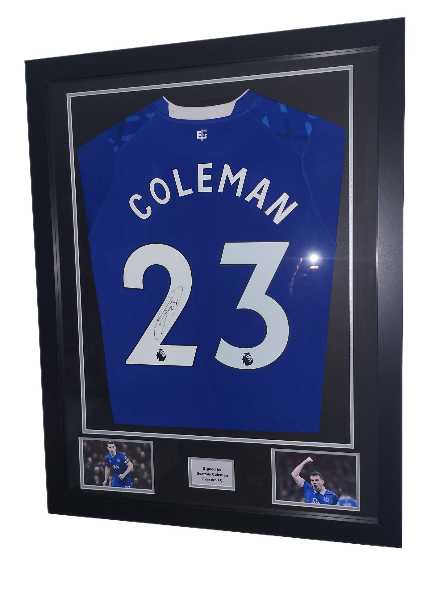 Seamus Coleman Hand Signed Everton Home 2019/20 Framed Shirt