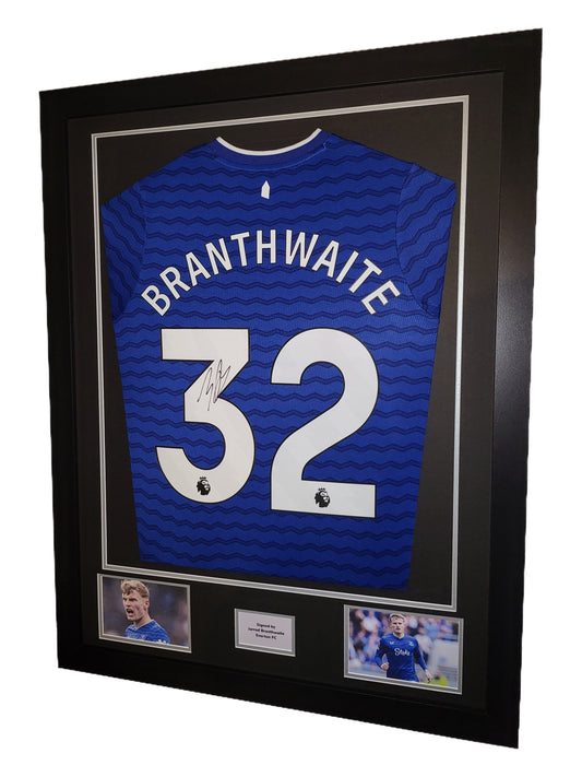Jarrod Branthwaite Hand Signed Everton Home 2025/26 Framed Shirt with COA