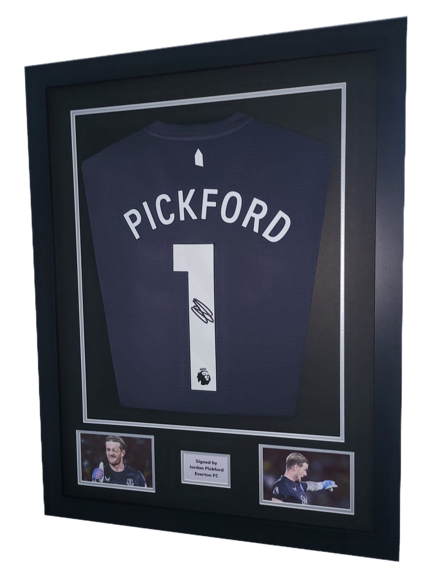 Jordan Pickford Hand Signed Everton Away 2025/26 Framed Shirt with COA