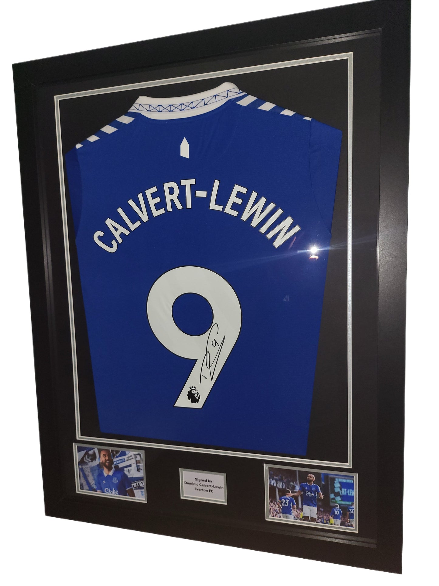 Dominic Calvert-Lewin Hand Signed Everton Home 2023/24 Framed Shirt