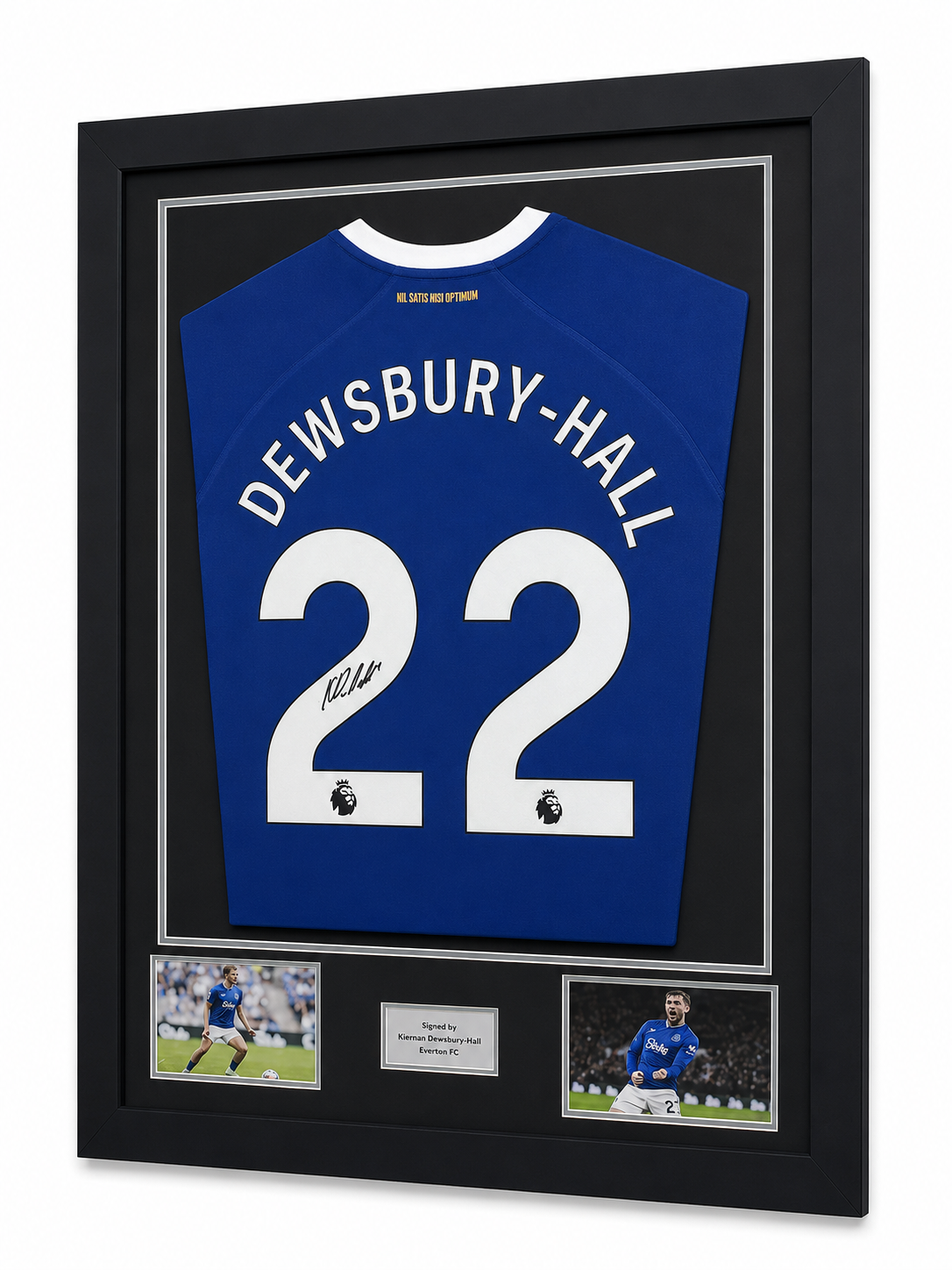 Kiernan Dewsbury-Hall Hand Signed Everton Home 2026/27 Framed Shirt with COA
