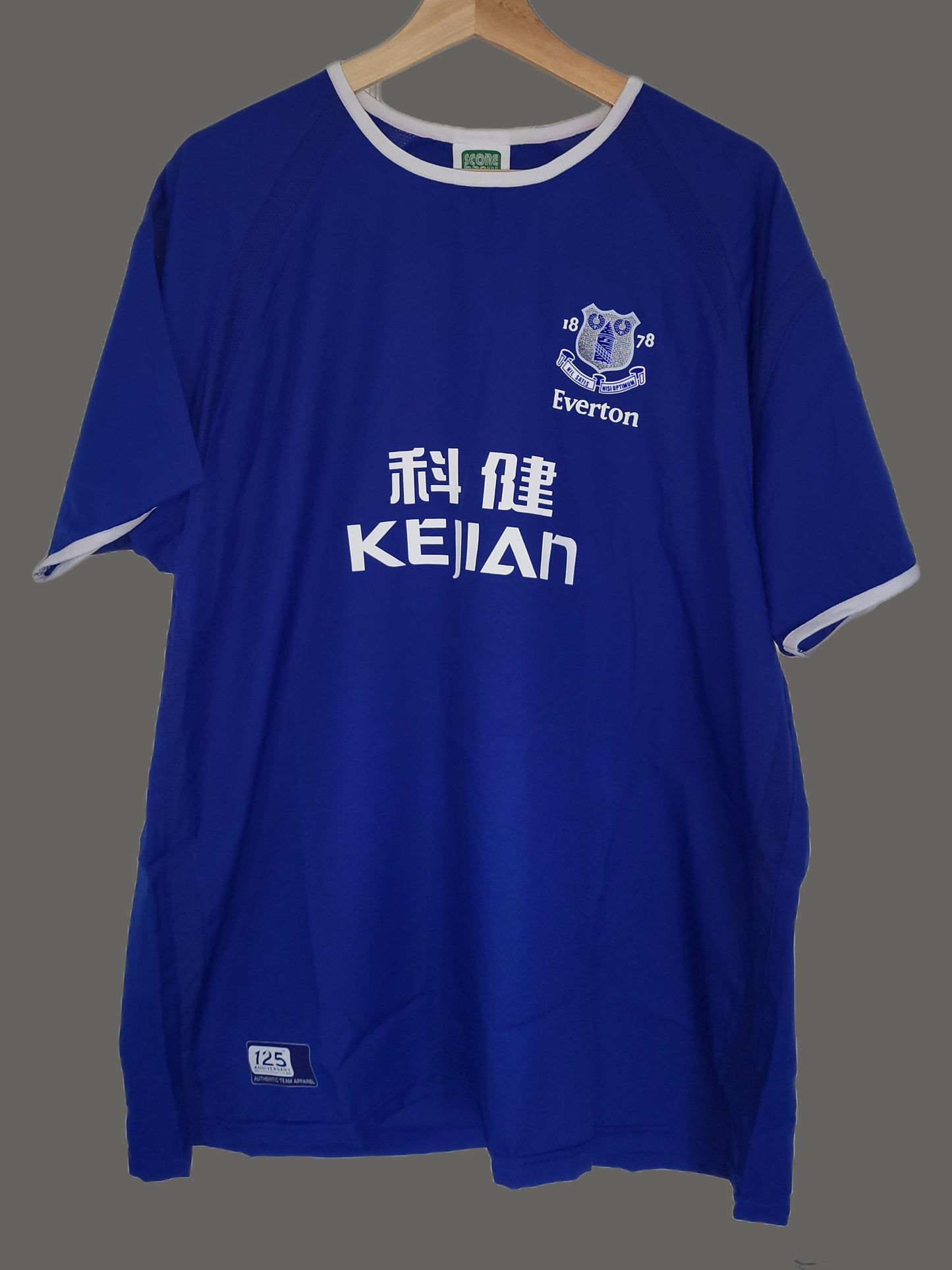 Duncan Ferguson Hand Everton Home 2002/03 Shirt with COA