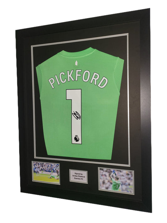 Jordan Pickford Hand Signed Everton Home 2025/26 Framed Shirt with COA