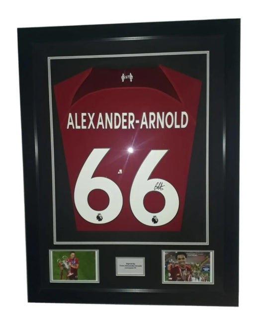 Trent Alexander-Arnold Hand Signed Liverpool FC Home 2022/2023 Framed Shirt with COA